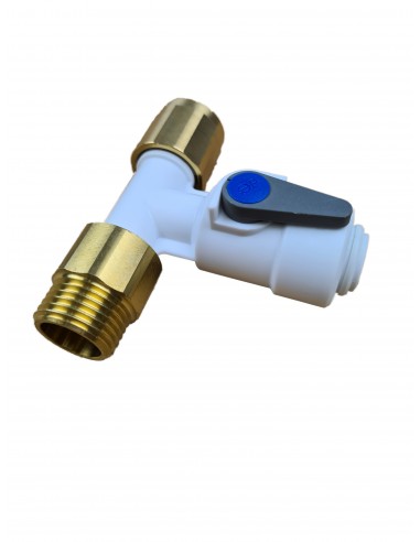 Winkel-Absperr-Eckventil 1/2 BSP x 3/8''