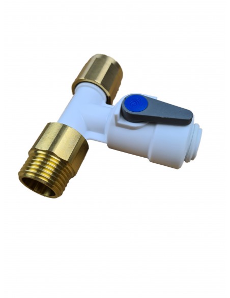 Winkel-Absperr-Eckventil 1/2 BSP x 3/8''