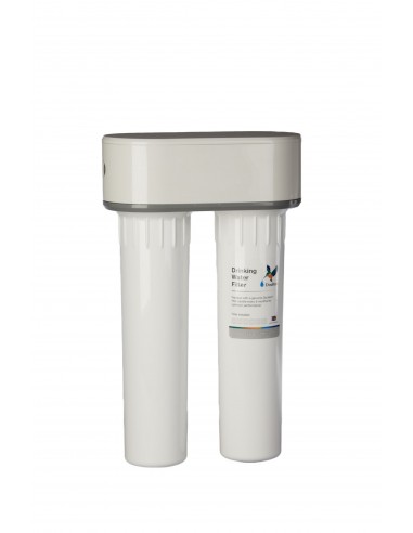 Fluorid-Duo Untertisch Küchenfilter für Trinkwasserqualität (ohne Anschluss-Set)