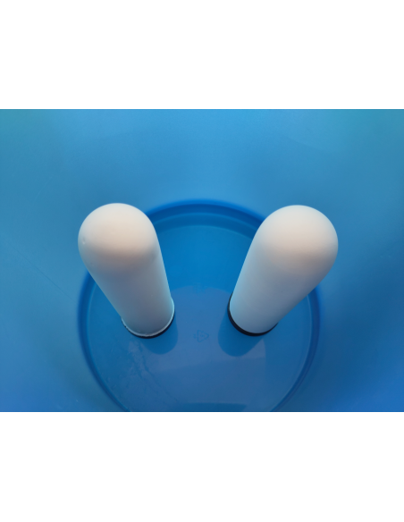 Gravitationsfilter 8,5 L aus Kunststoff mit 2 Keramik-Aktivekohle Filterkerzen