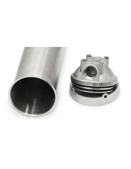 KS 550 | Doppeltes Einbau Wasserfiltergehäuse aus Edelstahl