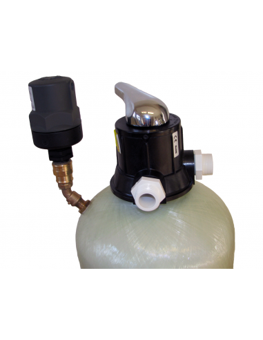 Grusvattenfilter S för brunnsvatten
 Installation-Montera avtappningsventilen