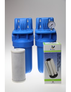 Brunnenwasser Aktivkohlefiltration + UV Desinfektion