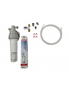 Eco Fast PushFit Filtergehäuse Untertisch mit KF12 Ultracarb inkl. Anschluss-Set