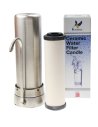 Quellklar Family Vital Up Wasserfilter für Anschluss an den Wasserhahn. Edelstahl Gehäuse