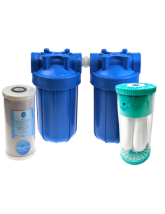 Hauswasserfilter | BigBlue Duo mit Aktivkohlefilter (HF50) und UF600