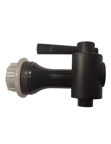 Seitenansicht: Zapfhahn für Gravitationsfilter