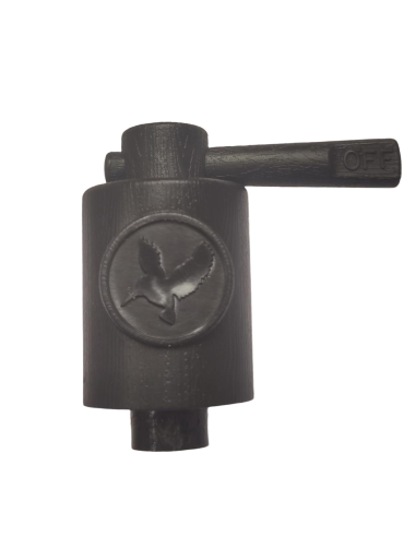 Vorderansicht: Zapfhahn für Gravitationsfilter