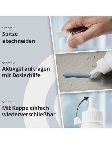 Eisen Kalk und Rost Gel