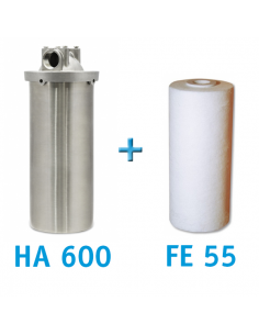 Optional: Upgrade des Filtergehäuses zur Edelstahlgehäuse