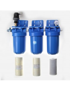 Eisen- Manganfilter, 3-stufig mit Be- und Entlüftung