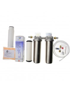 Einbaufilter Edelstahl zur gründliche Reinigung und Enthärtung