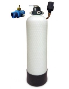 Rückspülbarer Eisen- Mangan Druckfilter Größe S mit manuellem Ventil