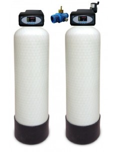 B7 Rückspülbarer Eisen- Mangan Druckfilter groß mit Be- und Entlüftung, mit Juraperle-Entsäuerungsfilter