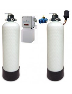 B10 Druckfilter L , Manuell mit Be- und Entlüftung, mit Entsäuerungspumpe und Juraperle